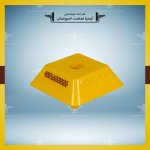 گل میخ ترافیکی پلاستیکی ۱۵×۱۵ سانتی‌متری - تصویر 2